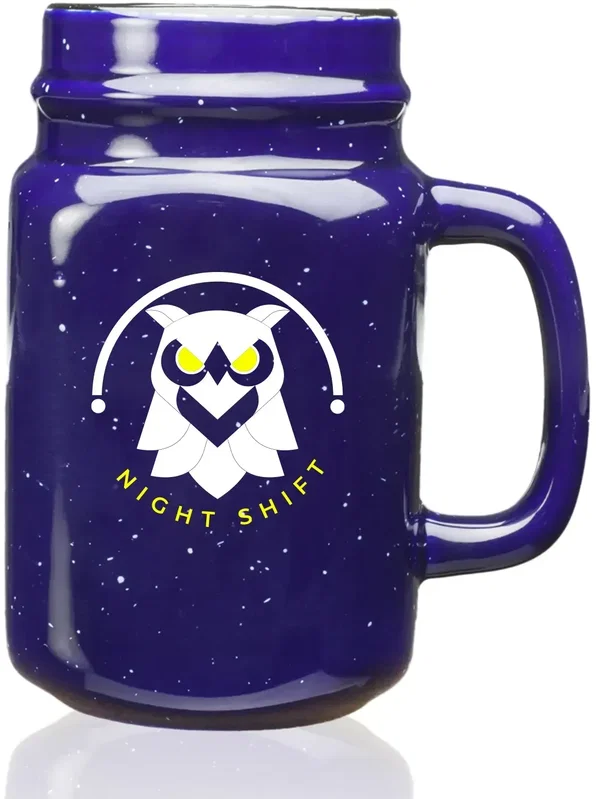 Speckled Mason Jar (16oz, 2 Color) — view 2