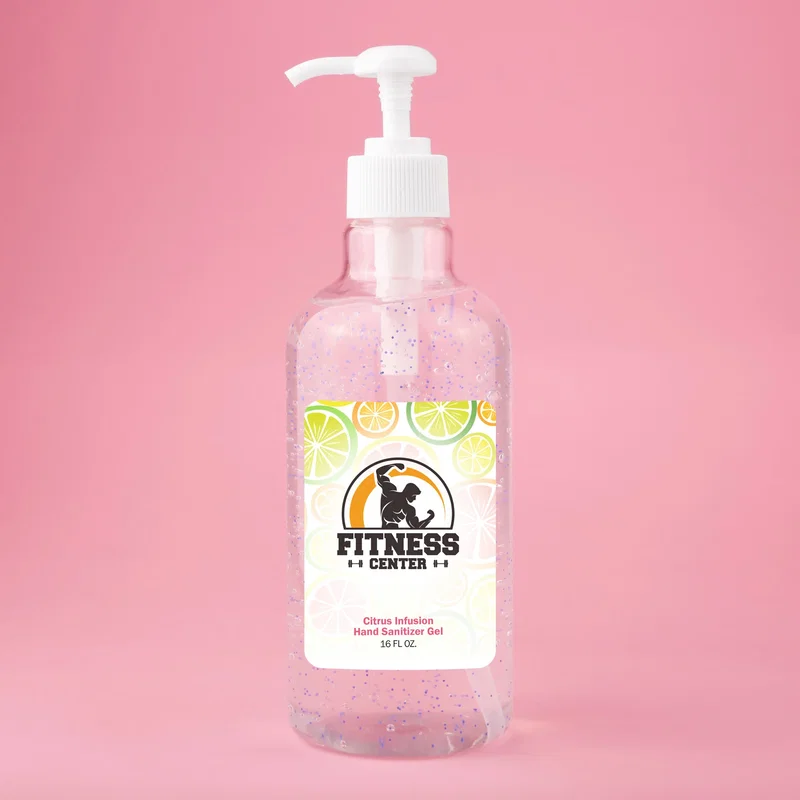 16oz Hand Sanitizer Gel With Moisturizing Beads