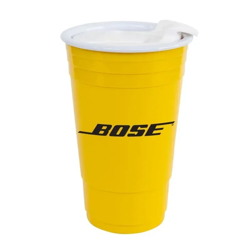 16oz Insulated Party Cup with Spillproof Lid — view 2