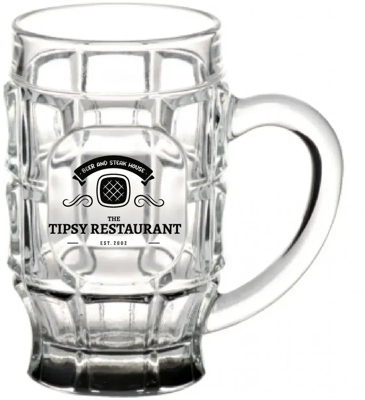 17.75 oz. Beer Garden Glass Mug (1 Color) — view 5