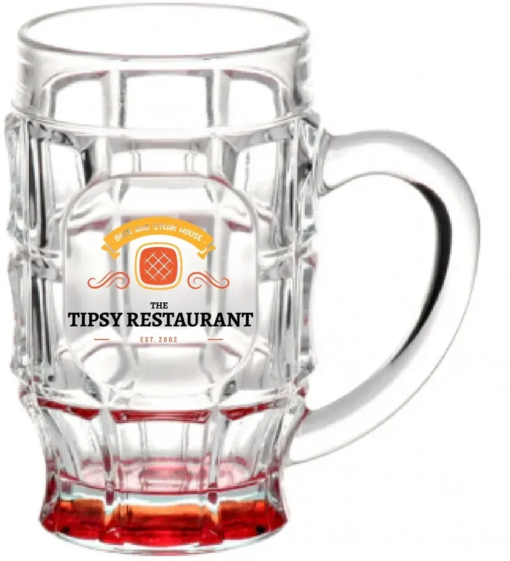 17.75 oz. Beer Garden Glass Mug (Full Color) — view 5