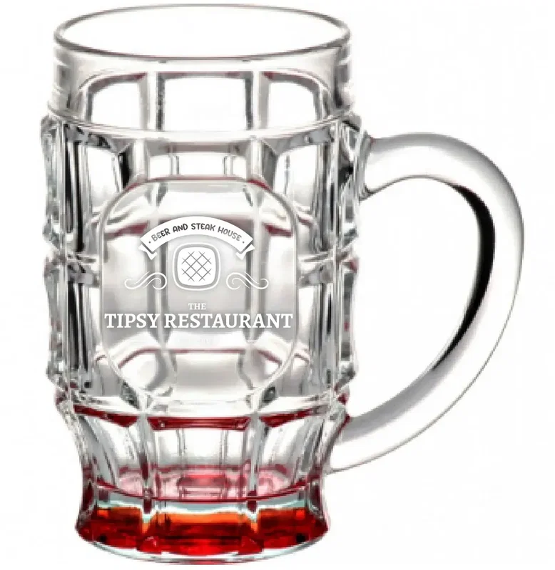 17.75 oz. Beer Garden Glass Mug (Laser Engraved) — view 6