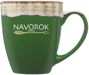 Custom Color Dipped Ceramic Mugs (17 oz.)