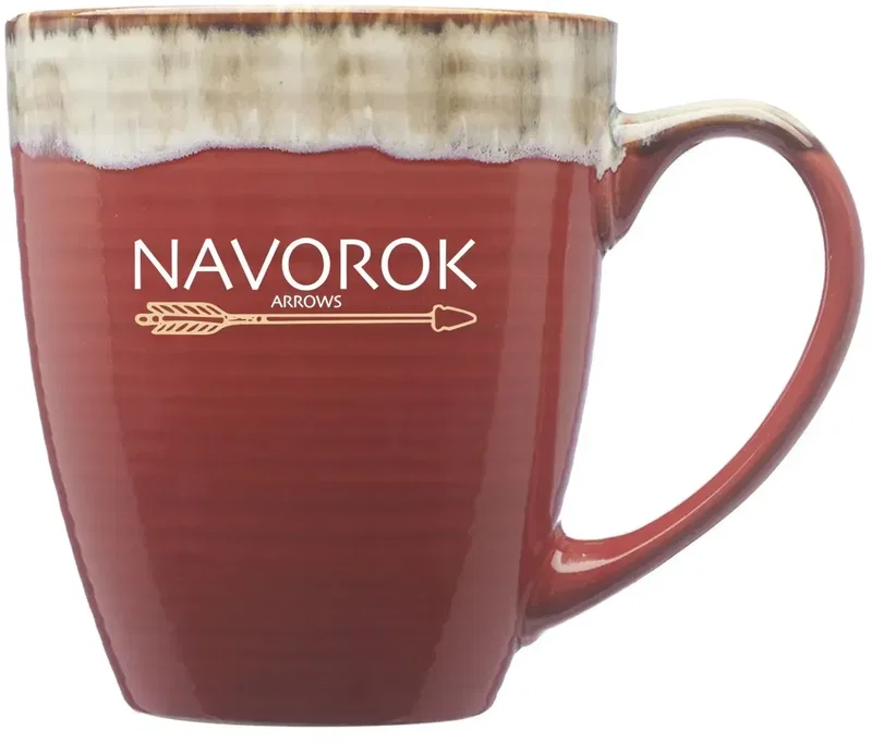 Custom Color Dipped Ceramic Mugs (17 oz.) — view 2