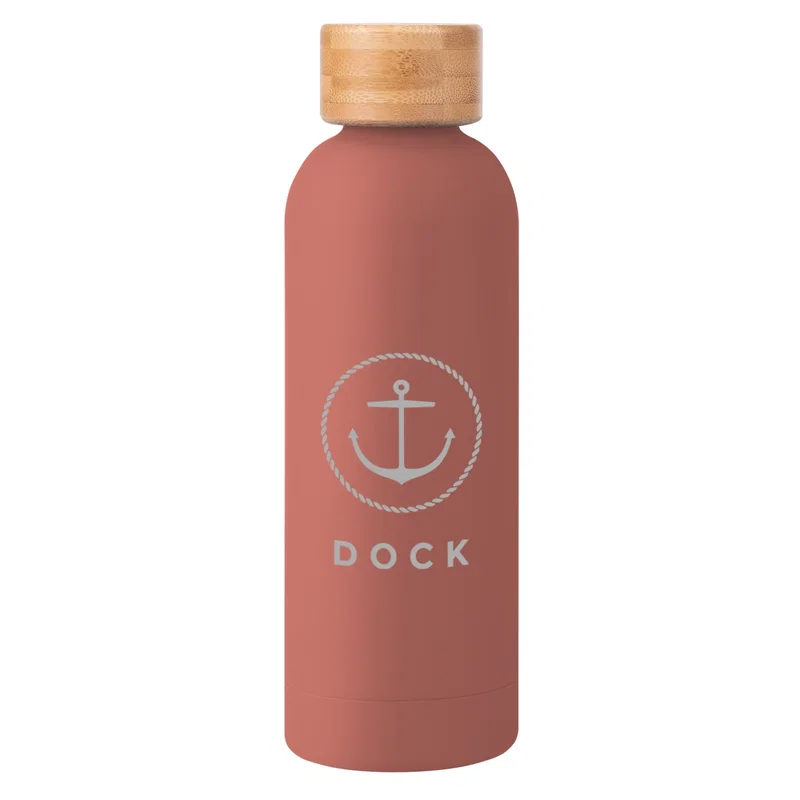 Blair Stainless Steel Bottle With Bamboo Lid - 17 Oz. — view 10