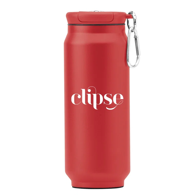 Custom drink tumbler waiting on a kitchen counter