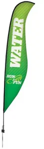 17' Premium Sabre Sail Sign Kit (Single-Sided with Ground Spike)