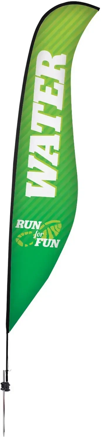 17' Premium Sabre Sail Sign Kit (Single-Sided with Ground Spike) — view 3