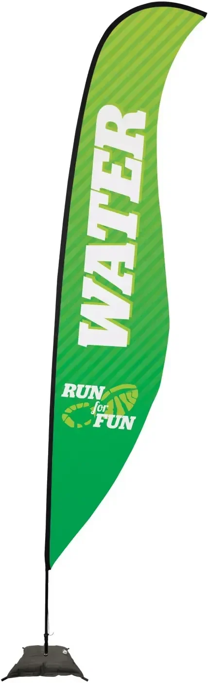 17' Premium Sabre Sail Sign Kit (Single-Sided with Scissor Base) — view 7