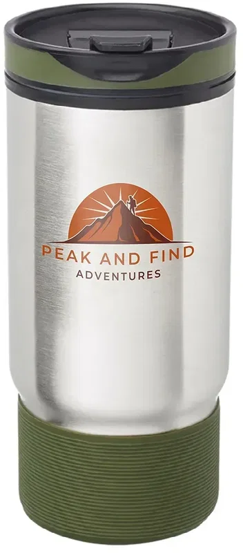Personalized Rumble Ribbed Travel Mugs - 17oz. — view 3
