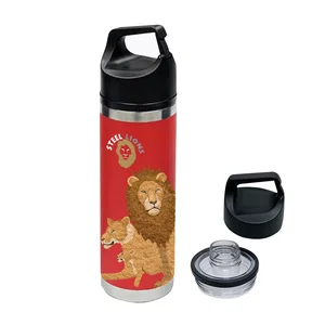 18 Oz. Full Color Davenport Stainless Steel Bottle