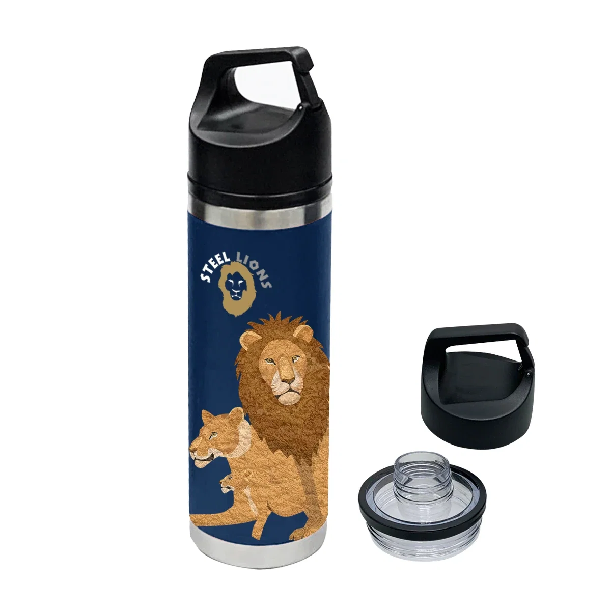 Navy finish shown with artwork wrapping the body