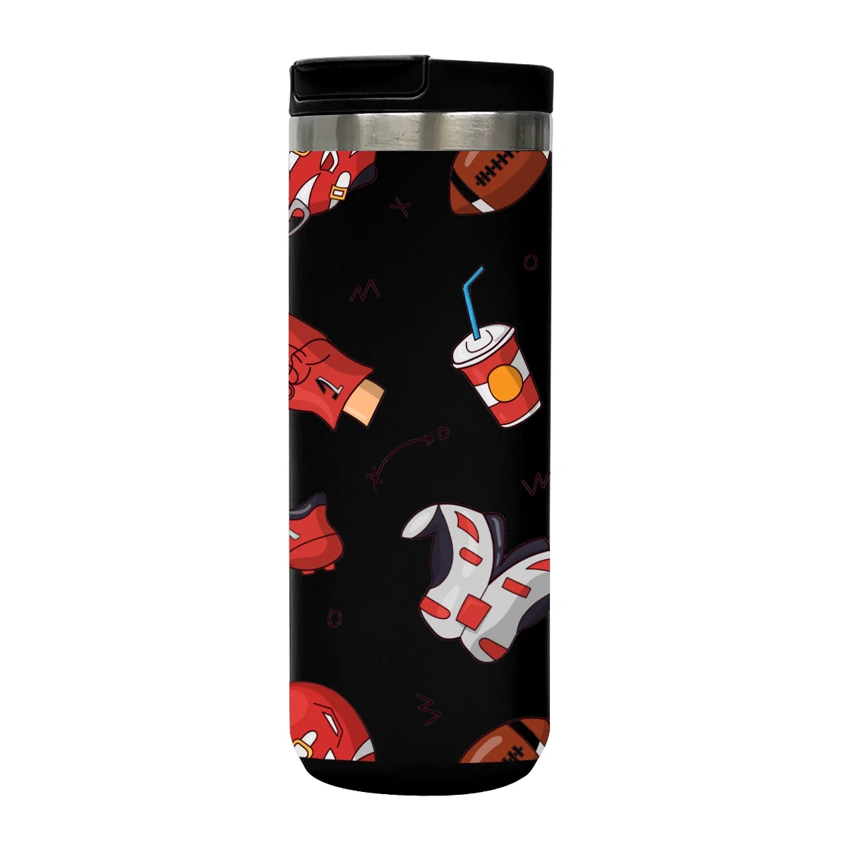 Black version shown with the cap closed