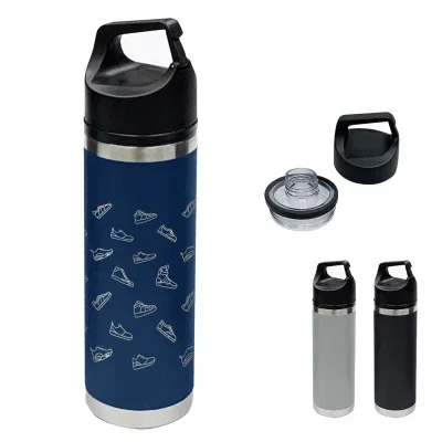- 18 Oz. Full Laser Davenport Stainless Steel Bottle — view 2