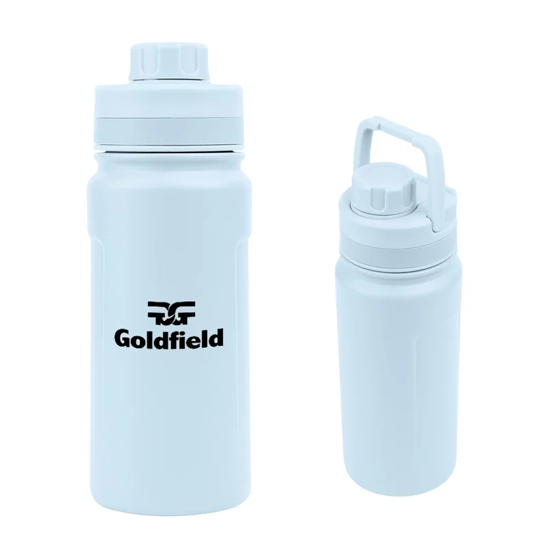 Curved shoulder where the body meets the cap