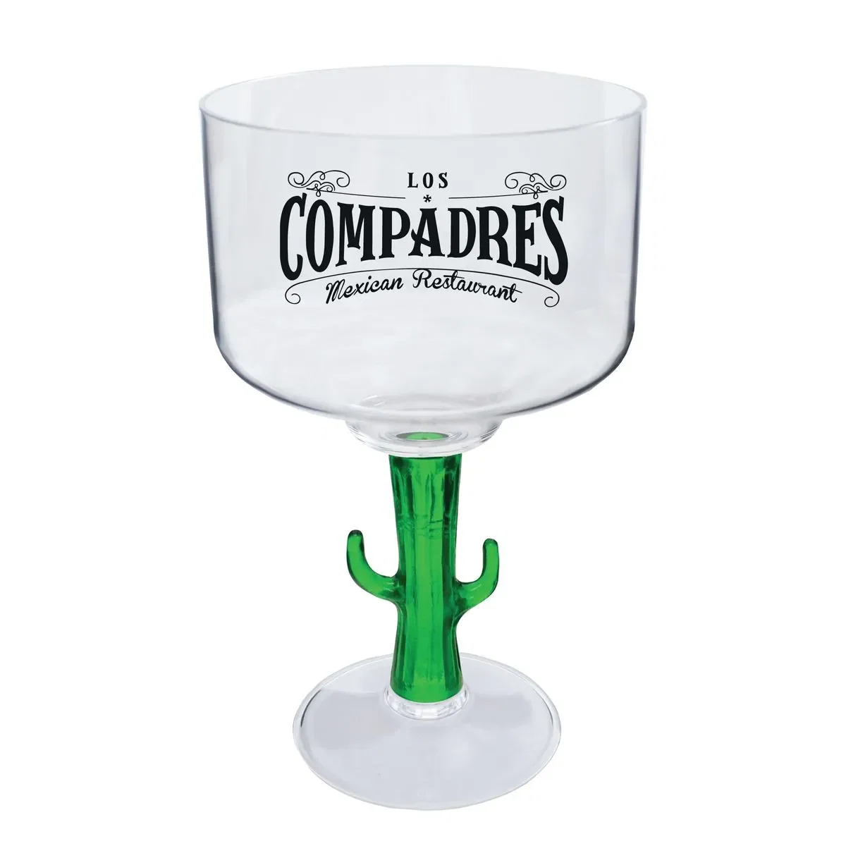 18 oz. Novelty Stem Plastic Wine Goblet — view 2