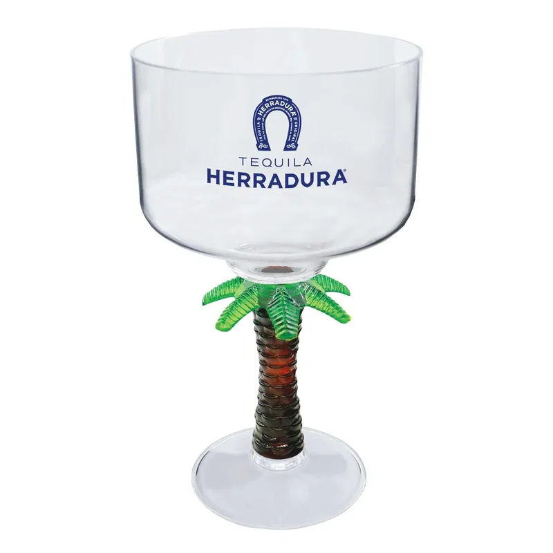 18 oz. Novelty Stem Plastic Wine Goblet — view 3