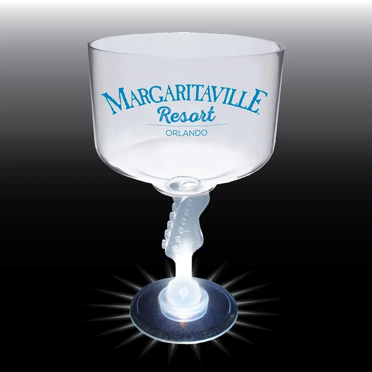18 oz. Novelty Stem Plastic Wine Goblet — view 4