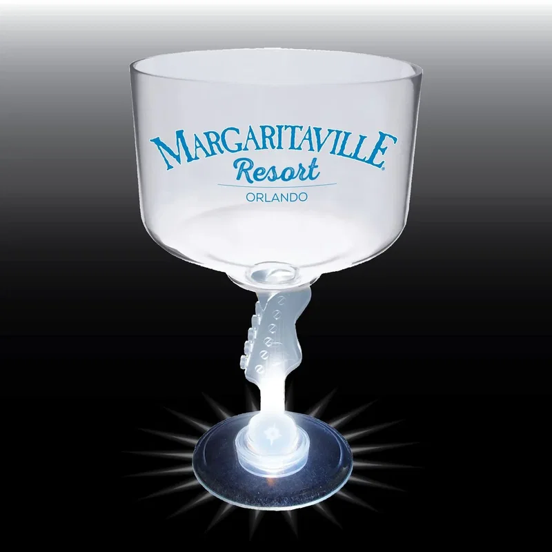 18 oz. Novelty Stem Plastic Wine Goblet — view 4