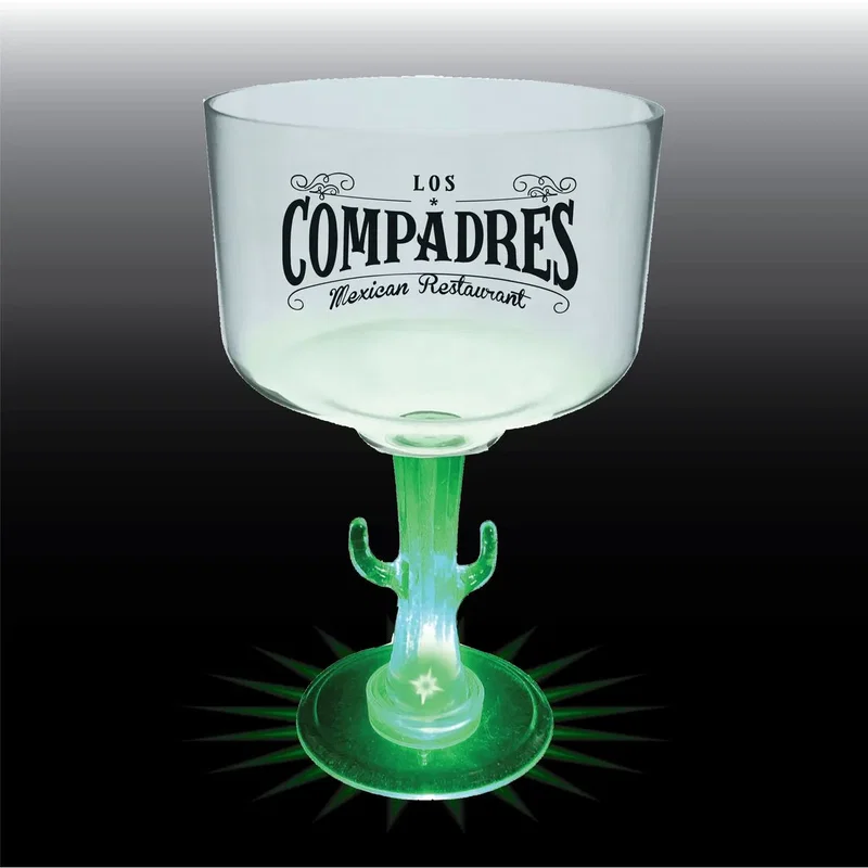 18 oz. Novelty Stem Plastic Wine Goblet — view 5