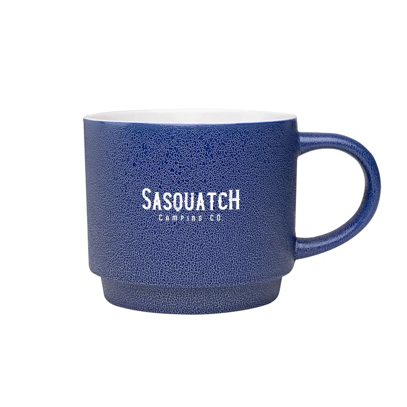 18 Oz. Pebble Grain Textured Ceramic Mug — view 4