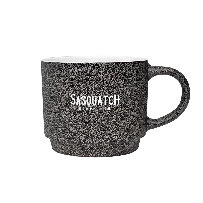18 Oz. Pebble Grain Textured Ceramic Mug — view 7