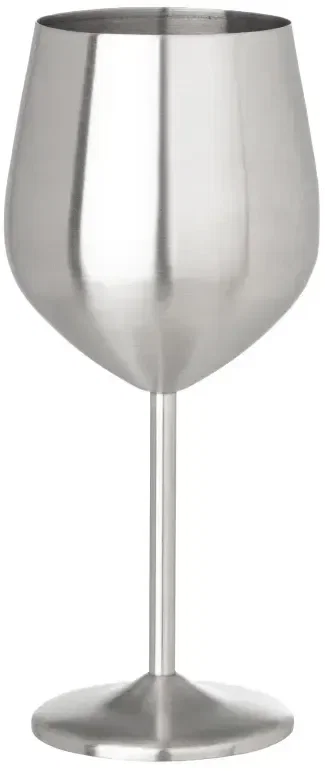 Custom Stainless Steel Stemmed Wine Glass - 18 oz. — view 2