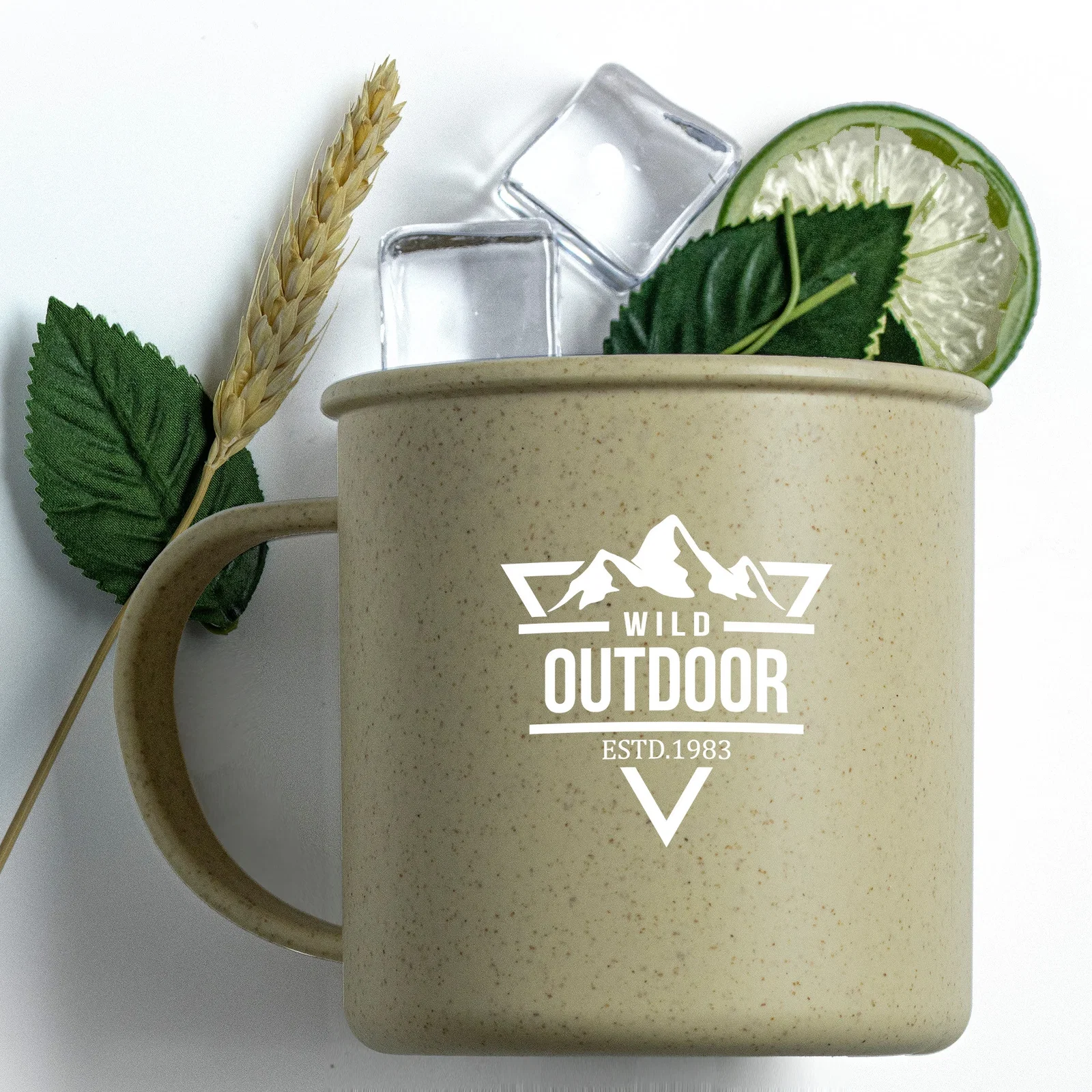 18 Oz Wheat Cup With Handle — view 3