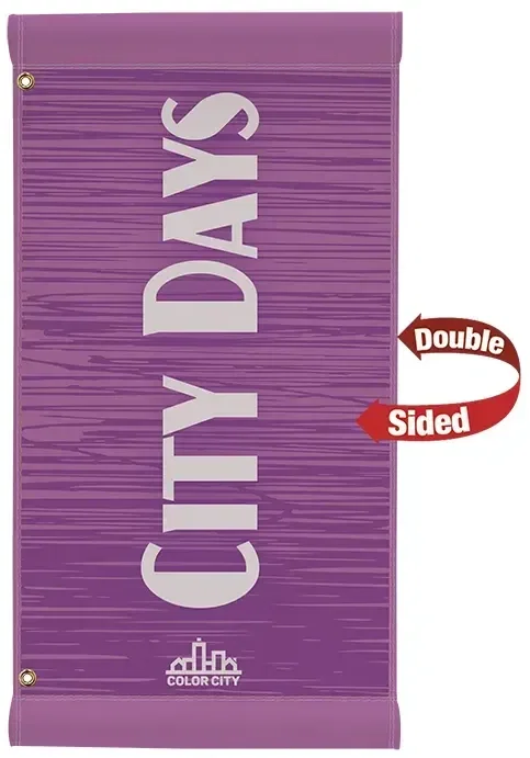 18" x 36" Fabric Boulevard Banner Double-Sided — view 2