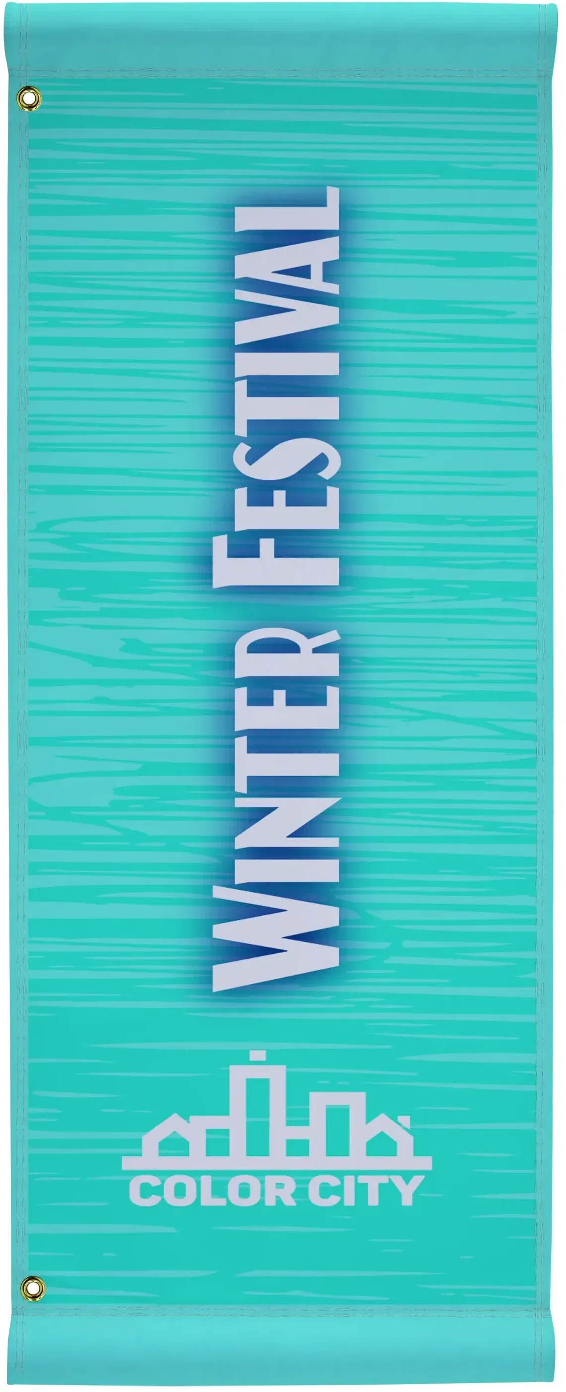 18" x 48" Nylon Boulevard Banner Single-Sided — view 2