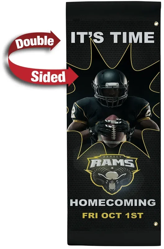 18" x 48" Vinyl Boulevard Banner Double-Sided — view 4
