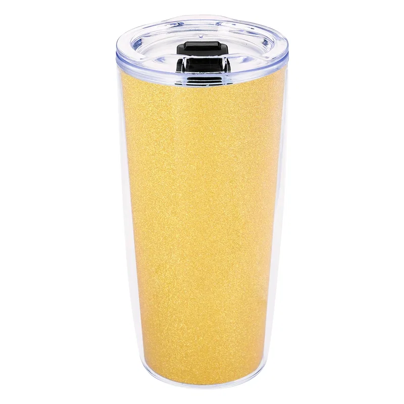 Alternate lid finish on the same acrylic cup