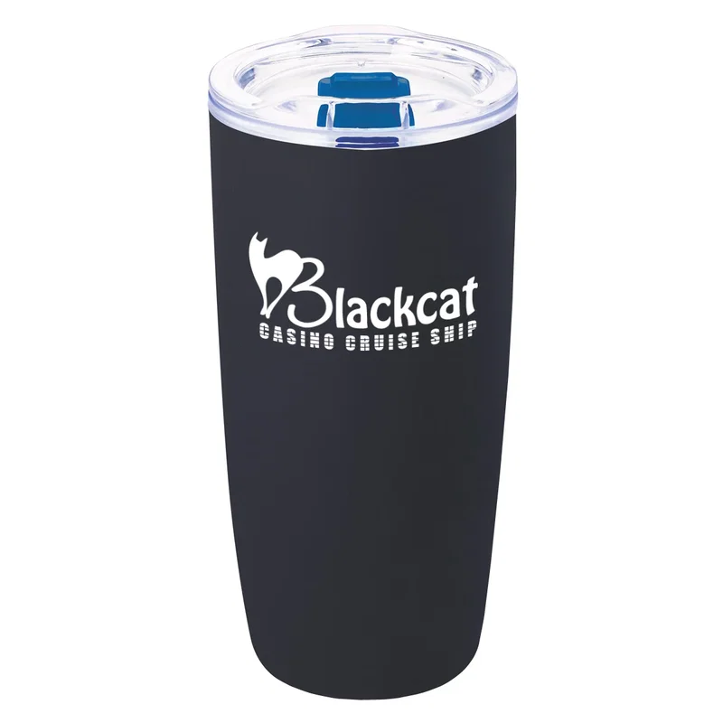 Tumbler held on the way into the office