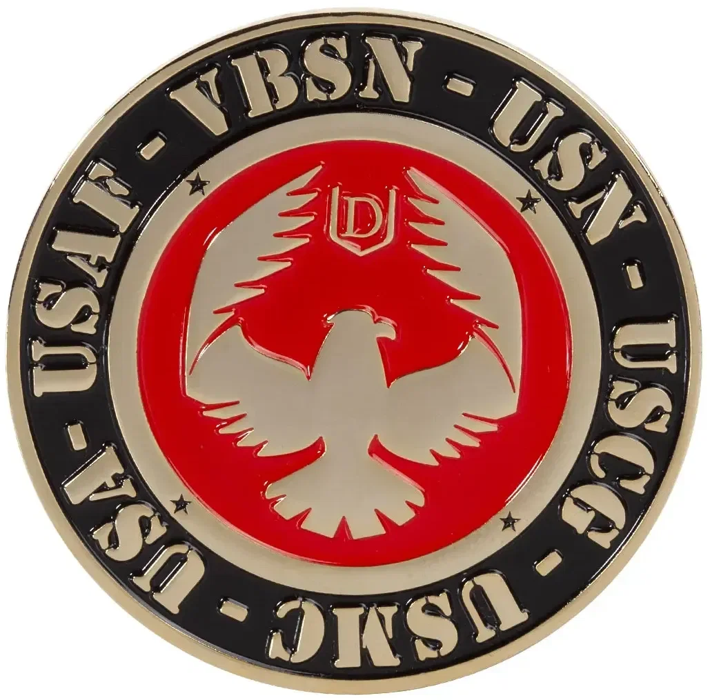 Customized Zinc Challenge Coins - 2.25", 4 Colors, 2 Sided — view 2