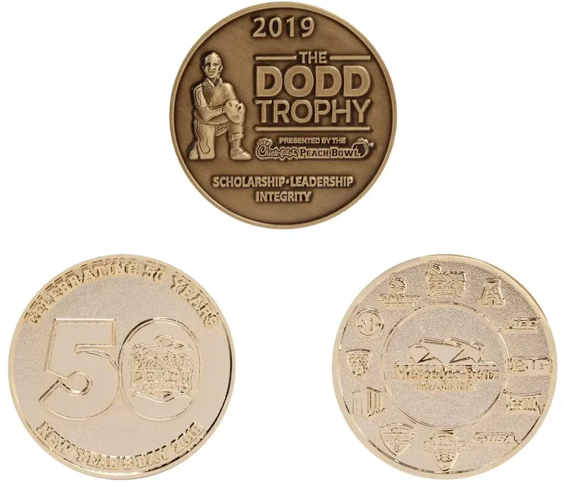 Custom Brass Challenge Coins (2.25") — view 2