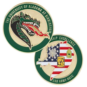 Custom Zinc Challenge Coins