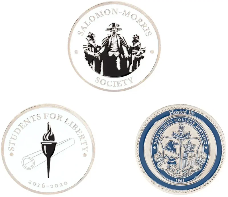 Custom Zinc Challenge Coins (2.5", 4 Colors, 2 Sided) — view 6
