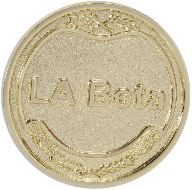Personalized Brass Challenge Coin — view 3
