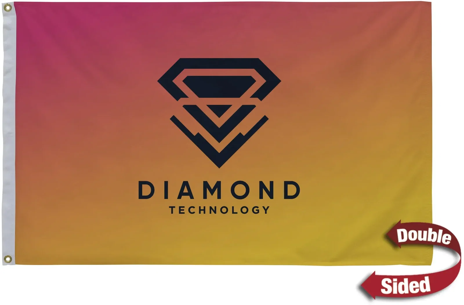 2.5' x 4' Polyester Flag Double-Sided — view 2