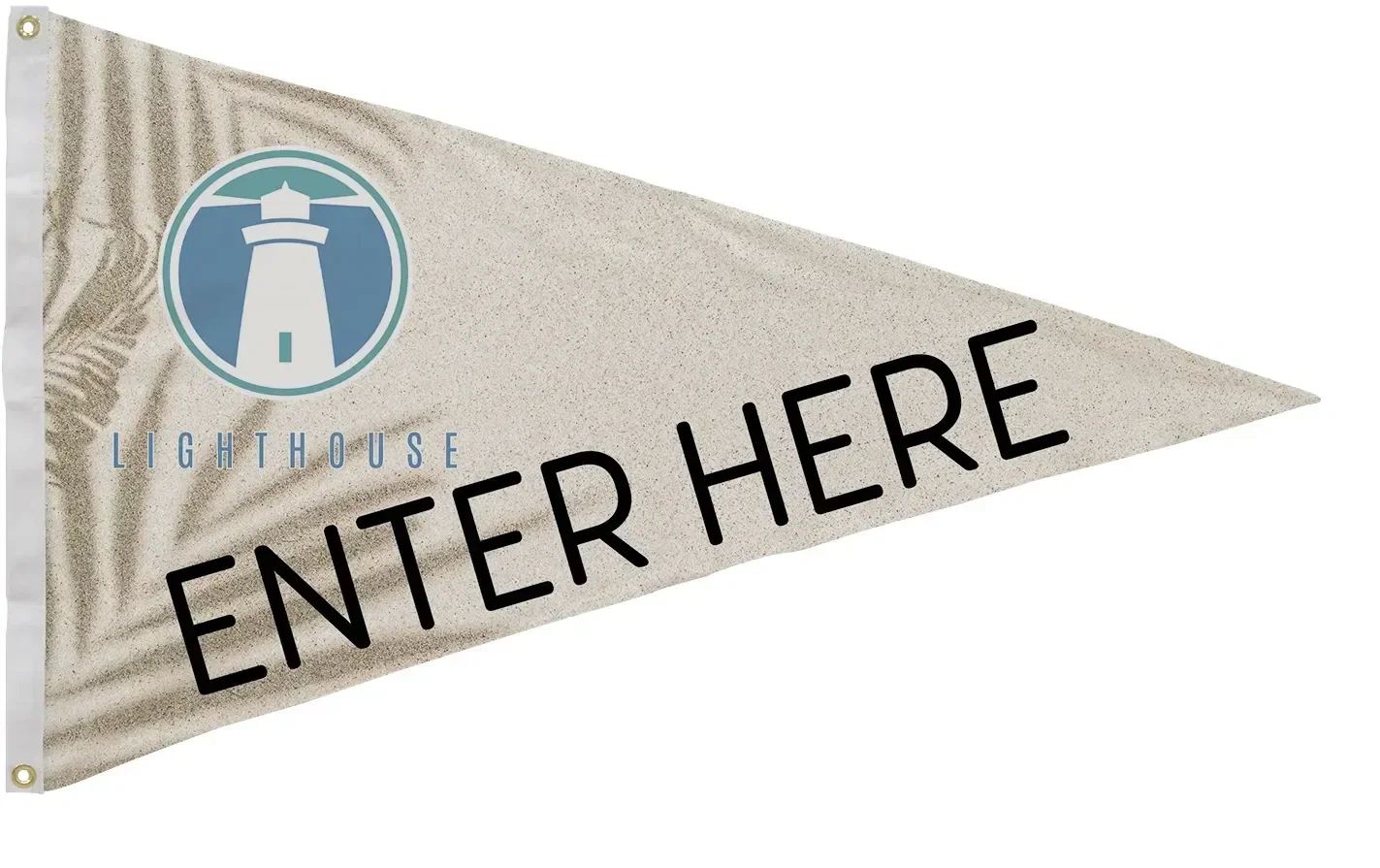2.5' x 4' Polyester Pennant Flag Single-Sided — view 2