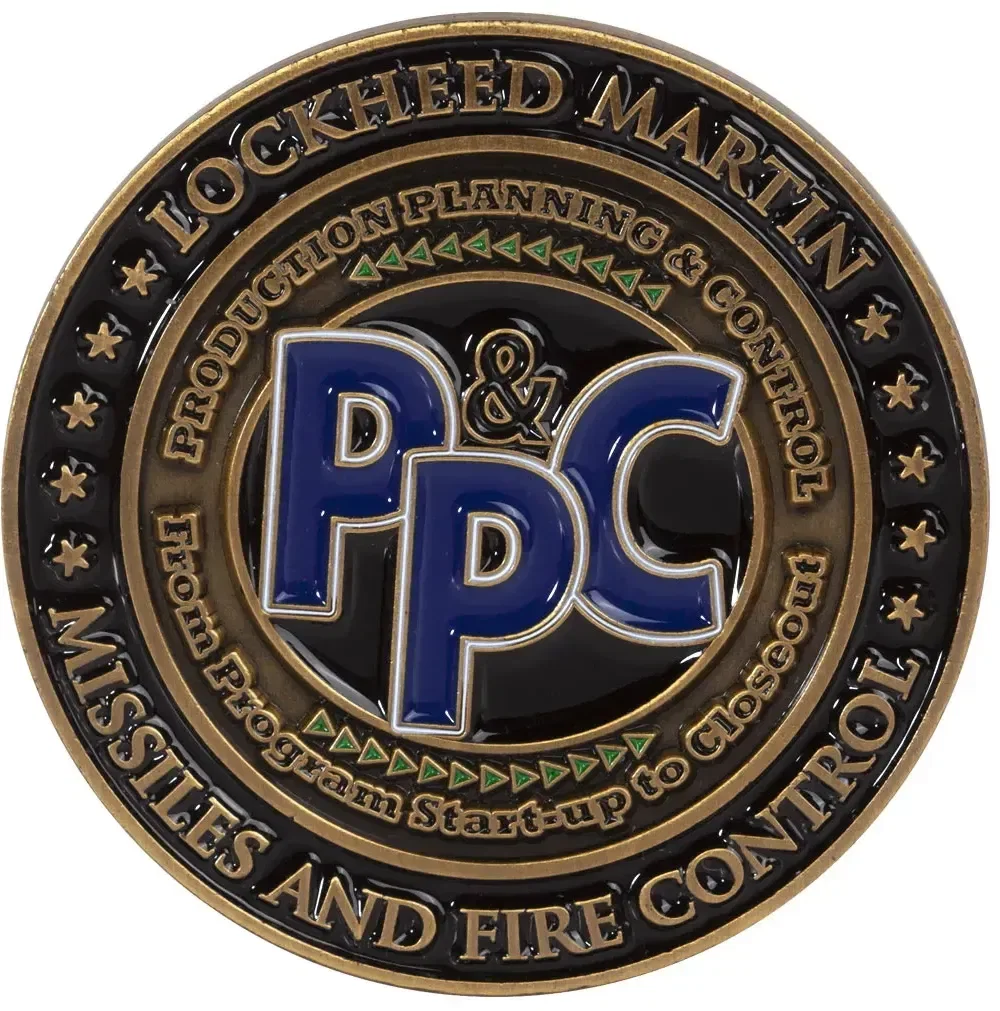 Custom Zinc Challenge Coins - 2.75" (4 Colors - 1 Side) — view 4