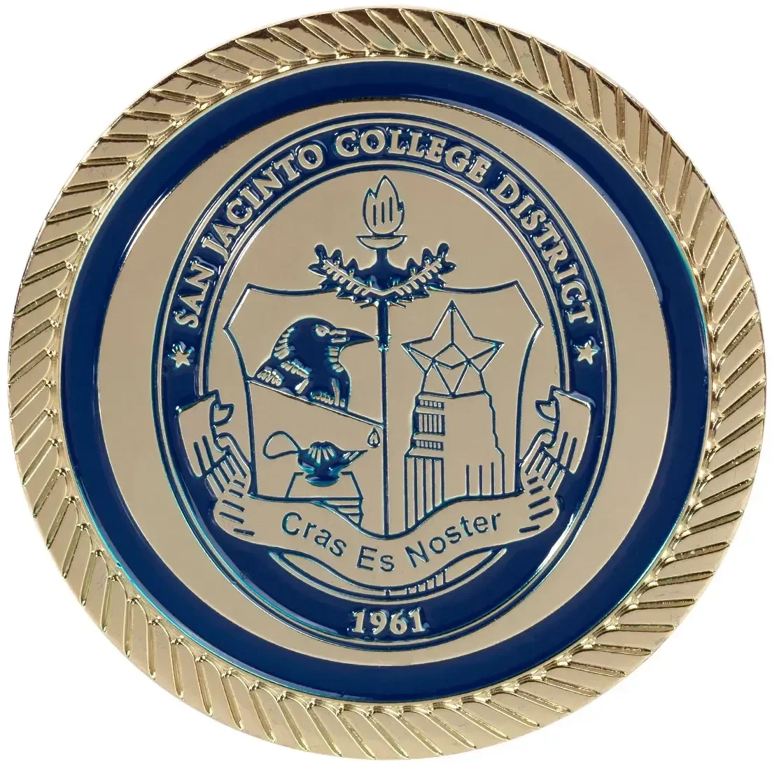 Custom Brass Challenge Coins - 2.75" (4 Colors/1 Side) — view 4
