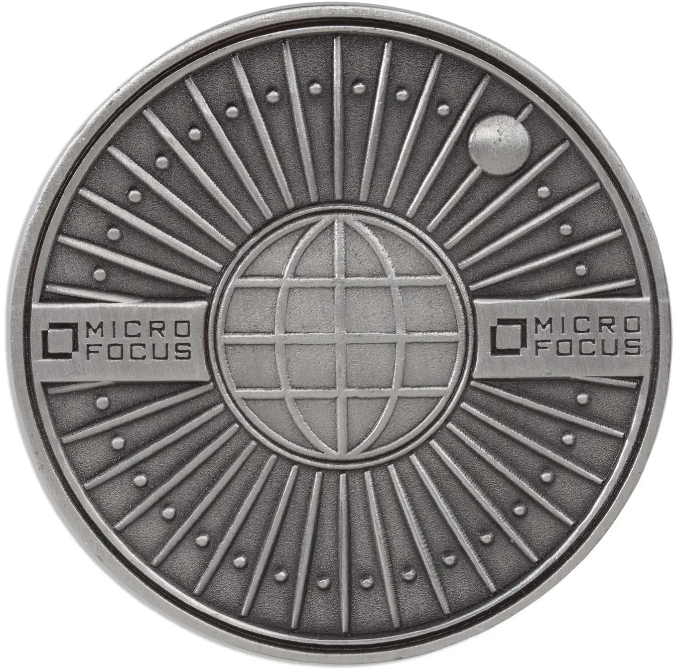 Custom Brass Challenge Coin - 2.75" (No Color Fill) — view 2