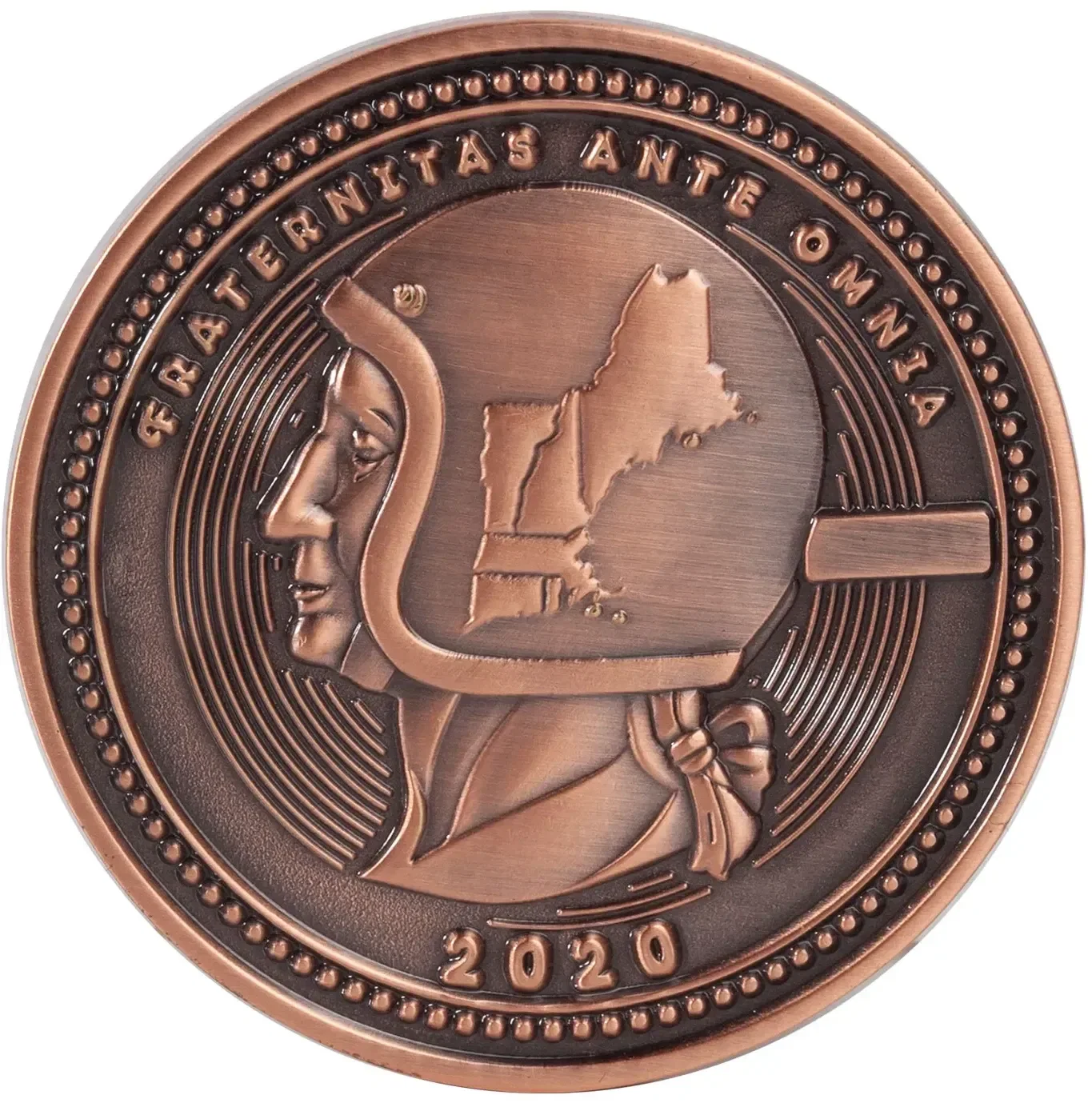 Custom Brass Challenge Coin - 2.75" (No Color Fill) — view 4