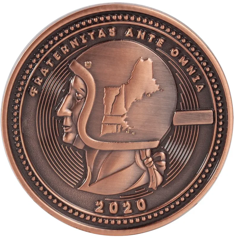 Custom Brass Challenge Coin - 2.75" (No Color Fill) — view 4