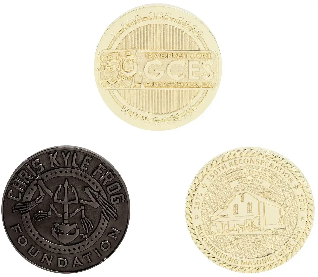 Custom Zinc Challenge Coins (2.75") — view 4