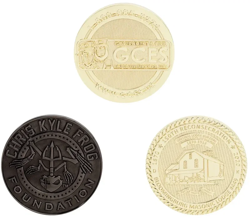 Custom Zinc Challenge Coins (2.75") — view 4