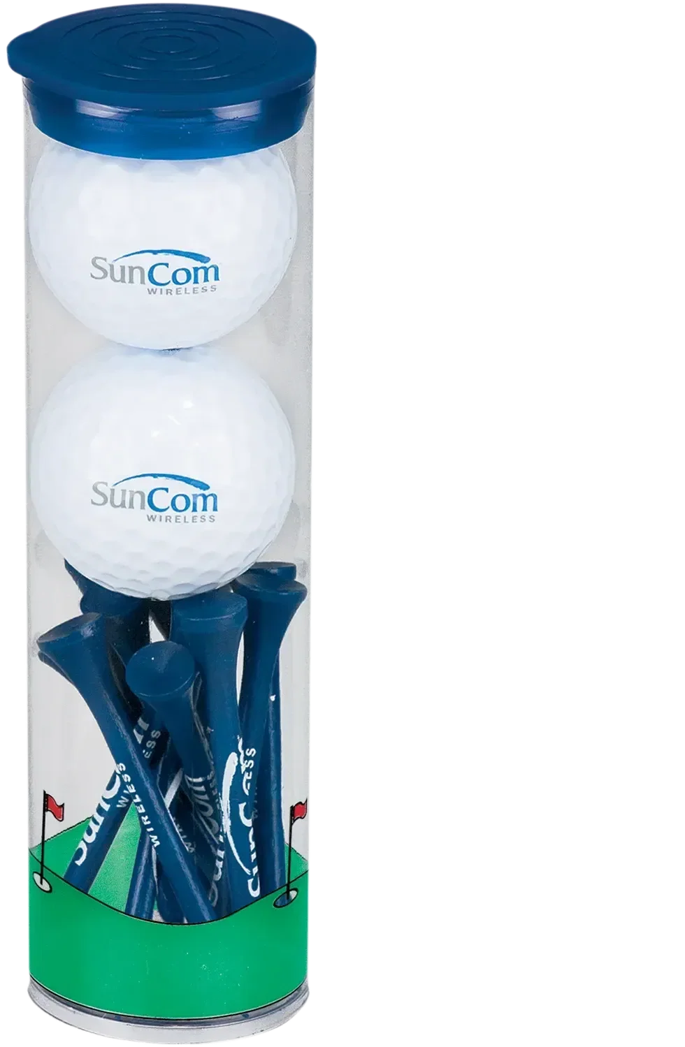 Custom Golf Ball Tube Set — view 3