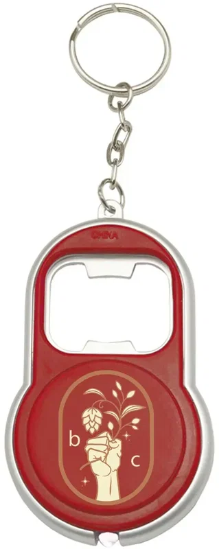 Personalized LED Bottle Opener Keychain — view 3