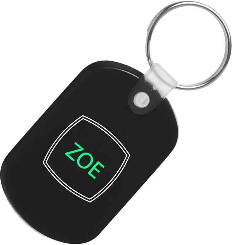 Custom Soft Plastic Key Tags - 2 Color — view 3